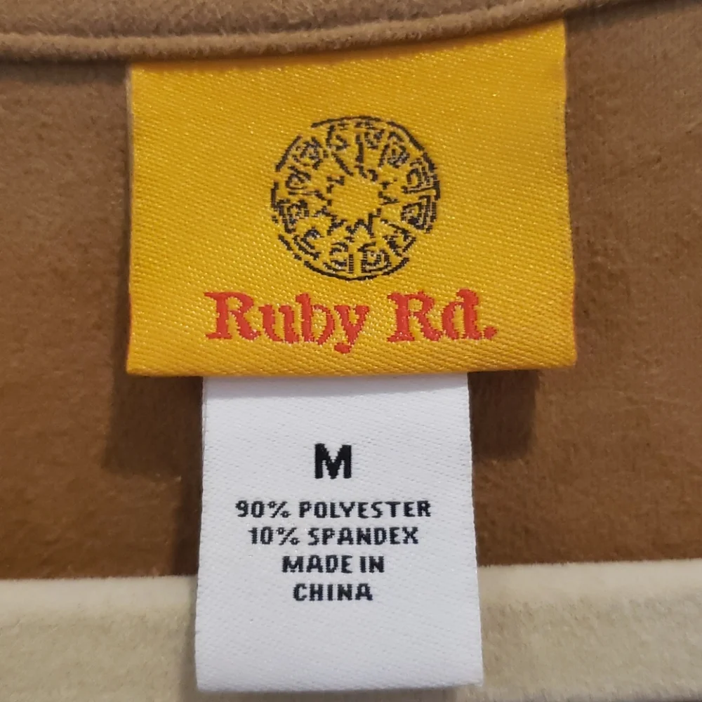 Ruby Rd. microfiber sueded vest - Picture 6 of 8